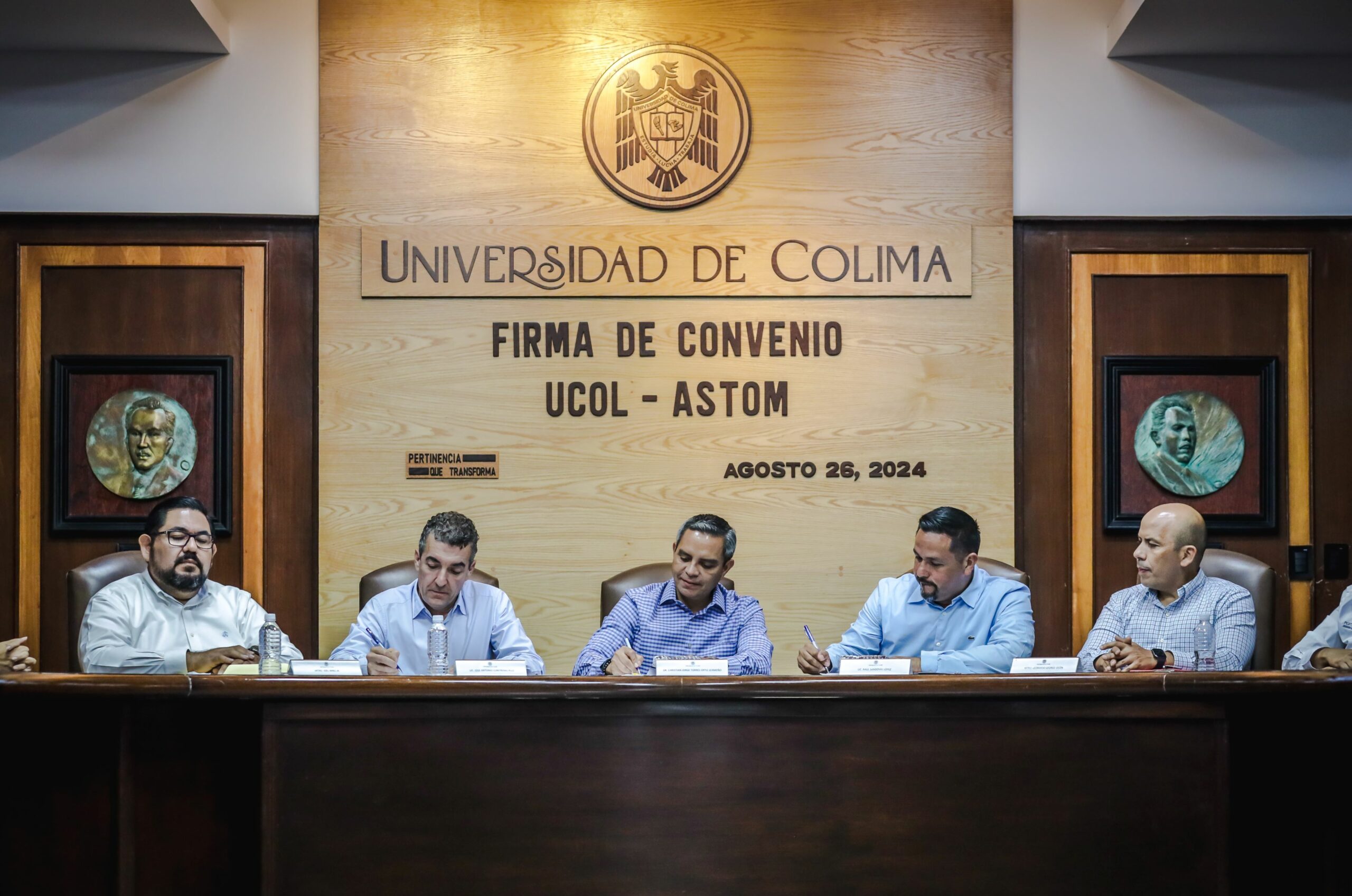 Firman convenio UdeC