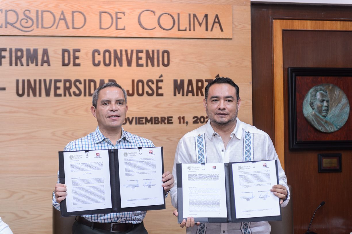 Firman convenio UdeC y Universidad José Martí para beneficiar a más jóvenes en el