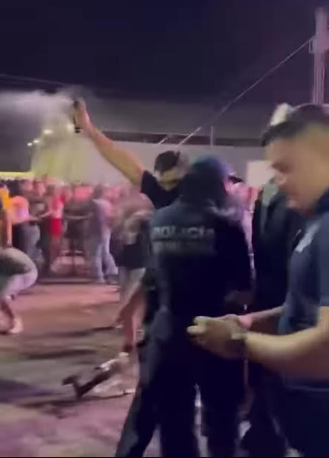 Fotografía tomada de una captura de vídeo en redes sociales