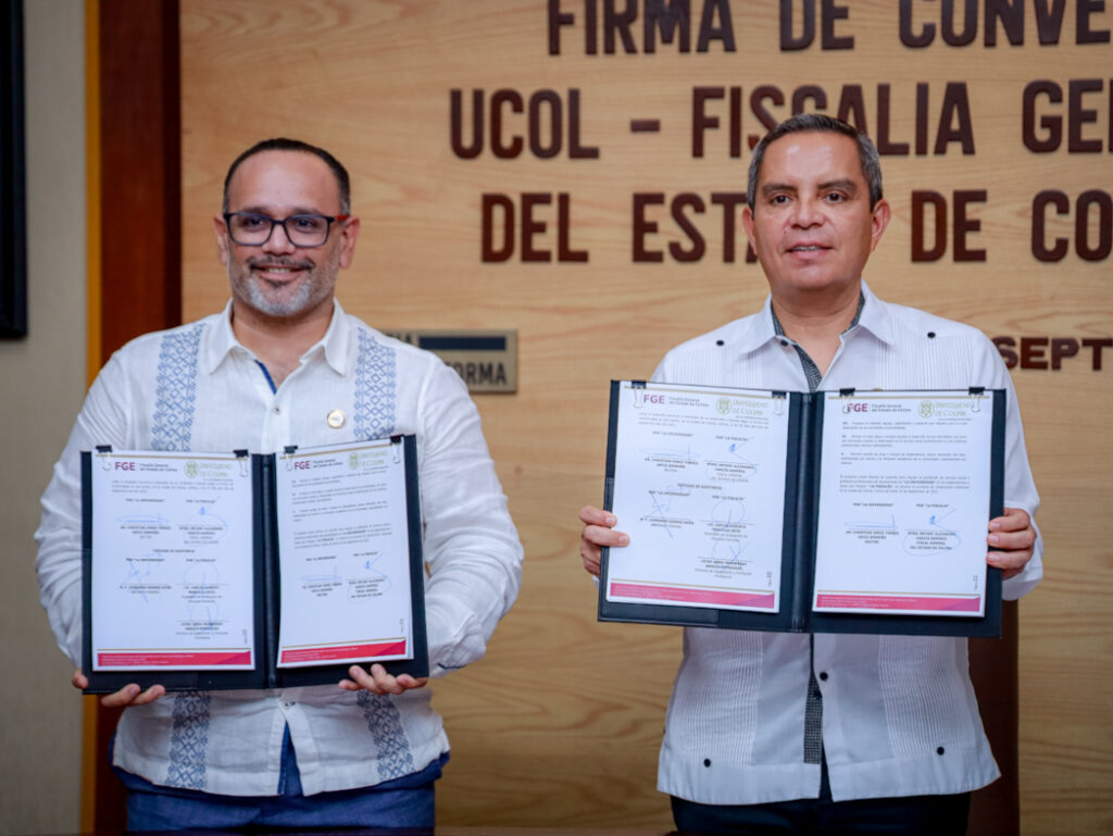 Firman-convenio-UdeC-y-Fiscalia-General-de-Estado-1024x769 Firman Convenio de Colaboración la UdeC y Fiscalía General del Estado