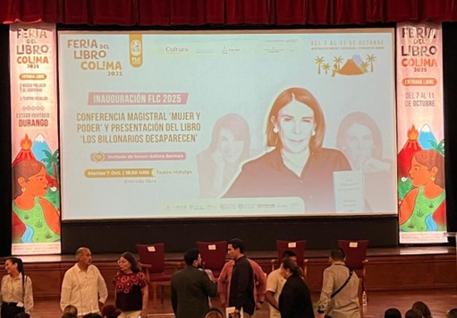 Imagen1-2 Colima Inaugura la Feria del Libro 2025: Sabina Berman, la Voz Crítica, Lidera el Teatro Hidalgo.